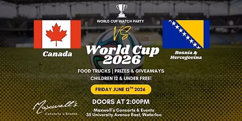 World Cup Watch Party at Maxwell's