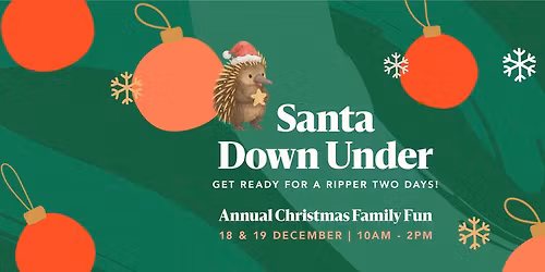 Santa Down Under - FREE Photos with Santa