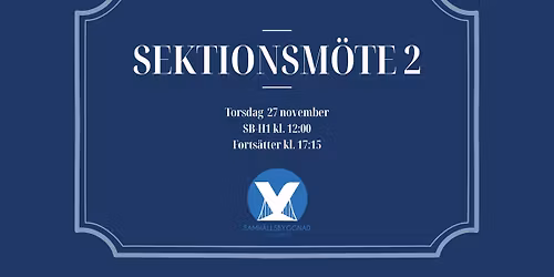 Sektionsm\u00f6te 2