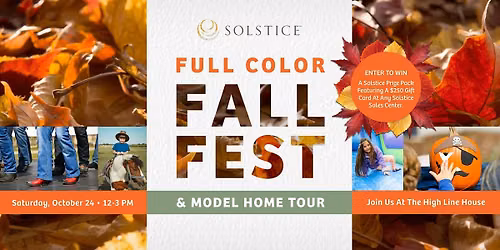 Fall in Full Color: Solstice Fall Fest & Model Home Tour
