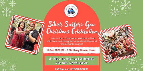 Silver Surfers Goa Christmas Celebration 