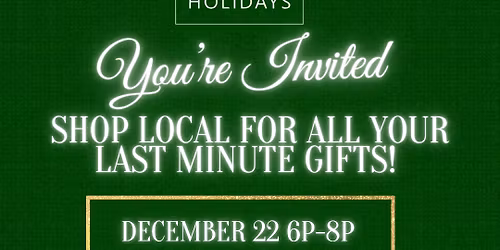 Home for the Holidays Shopping Event