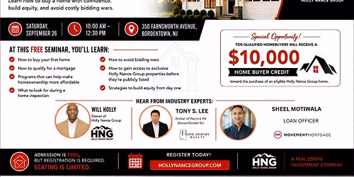 Home Buying Seminar: Your Roadmap to Homeownership | Presented by Holly Nan