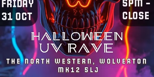 Back To The Garage Collective Halloween UV Rave