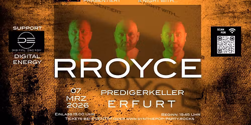 RROYCE LIVE IN ERFURT Support DIGITAL ENERGY
