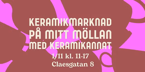 Keramikmarknad p\u00e5 Mitt M\u00f6llan