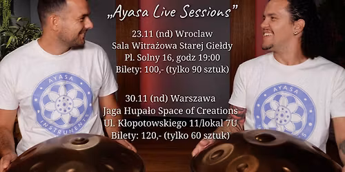 \u0141ukasz Dembi\u0144ski & Tomek Torres - handpan duo LIVE | Wroc\u0142aw "Stara Gie\u0142da"