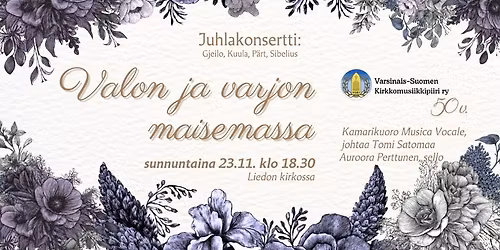 Varsinais-Suomen Kirkkomusiikkipiirin 50v. Juhlakonsertti