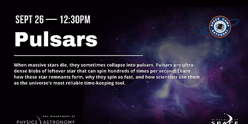 Space Camp Saturday: Pulsars