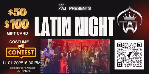 Taj Latin night - Haunted Rhythms