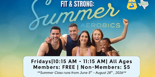 Fit & Strong! Summer Aerobics with Melodie at Elgin Recreation Center