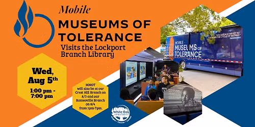 "Mobile Museum of Tolerance" Visits Lockport Branch Library!