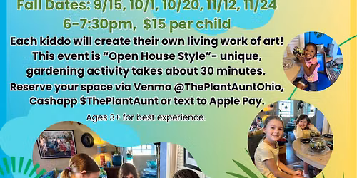 Kids Garden Club @ The Plant Aunt