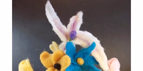 *Offsite Class* Needle-Felted Flowers by Judy Scherpelz