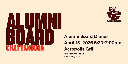 Chattanooga Alumni Board Dinner