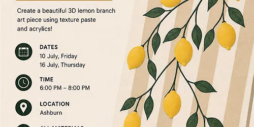3D Lemon Art Workshop