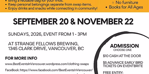 Clothing Swap, by Best Events in Vancouver