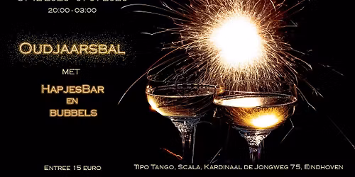 Feestelijk Oudjaarsbal met Hapjesbar en Bubbels