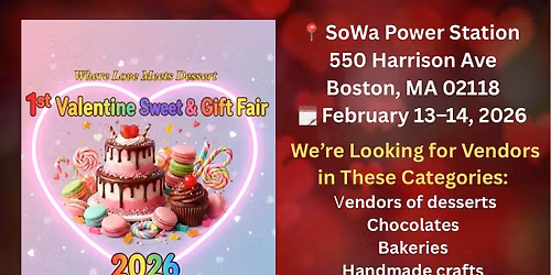 1st. Valentine Sweet & Gift Fair