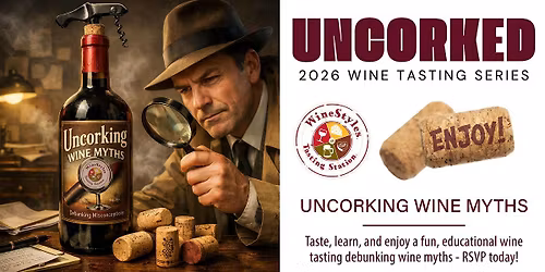 2026 Education Series: Uncorking Wine Myths- NEW DATE