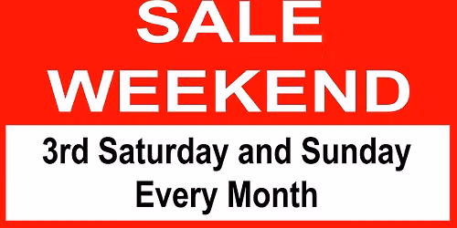 Monthly Garage Sale Weekend