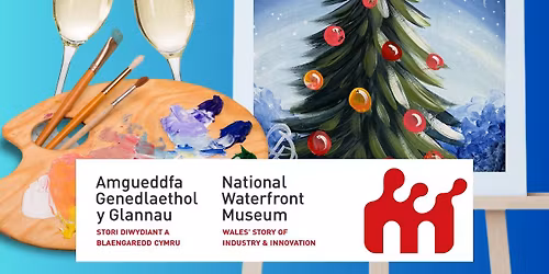 Grown Up Paint Along at The National Waterfront Museum - Christmas Tree