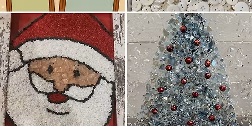 December 21st 1-3, \u201cChoose Your Own Design\u201d 8x10 OR 11x14 Framed Glass Resin Class With M&E.