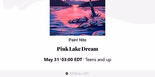 Paint Nite at Boston Pizza Milton!