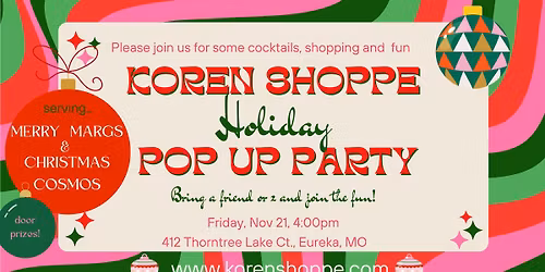 HOLIDAY POP UP Shopping Event