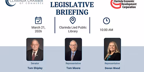 Clarinda Legislative Briefing 