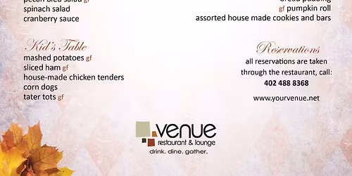 Thanksgiving Buffet 2025