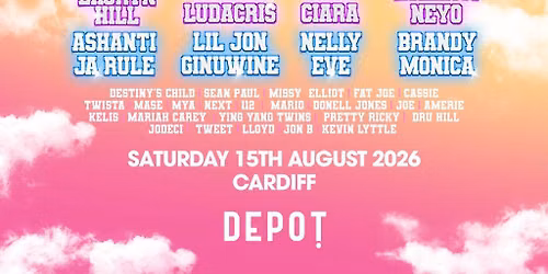 R&B Lovers - Saturday 15th August - DEPOT Cardiff