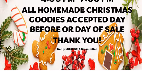 Auxiliary Bake Sale- It's Christmas cookie time-