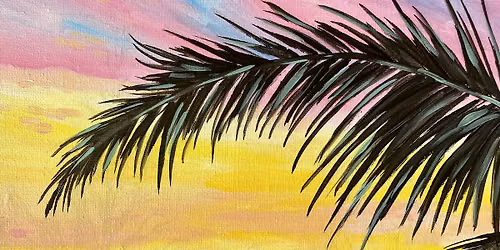 Pretty pink palms paint and sip in Anaheim!