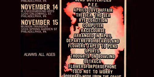 Dilly Dally Fest 4 at Underground Arts 11\/13 & 11\/14