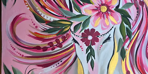 Pink Pony Paint & Prosecco at the Library Taunton