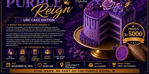 GOLDEN SLICE  AWARD- UBE EDITION