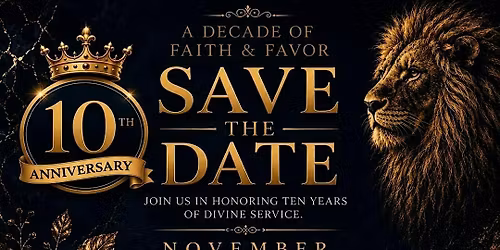 The Beauty in the Beast: 10th Pastoral Anniversary Gala