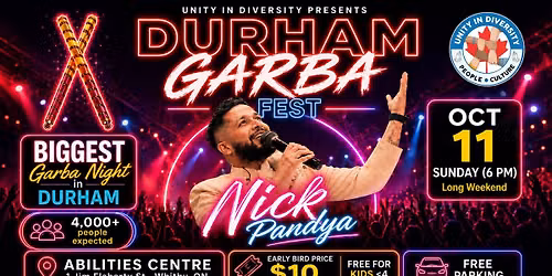 DURHAM Garba Fest (Whitby - Indoor)