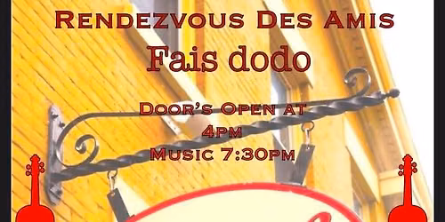 It's a Cajun Dance Party featuring Rendezvous Des Amis!...and Free Red Beans & Rice!!!