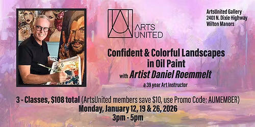 Confident & Colorful Landscapes in Oil Paint with Artist Daniel Roemmelt