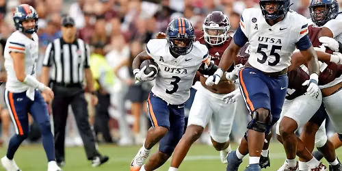 UTSA Roadrunners at Texas State San Marcos Bobcats Football at UFCU Stadium - TX