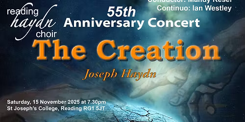 Reading Haydn Choir - The Creation - 55th Anniversary Concert