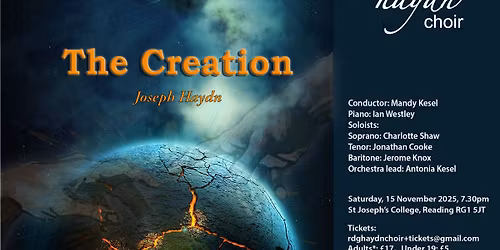 Reading Haydn Choir - The Creation - 55th Anniversary Concert