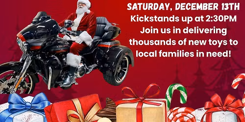 Toys For Tots Delivery Run! *Motorcycle Ride Weather Pending*