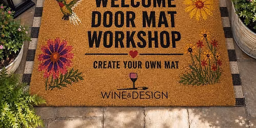 Welcome Door Mat Stencil Workshop