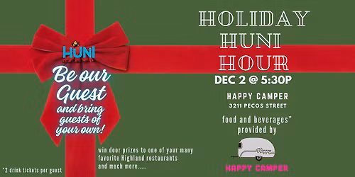 Holiday HUNI Hour - Community Happy Hour