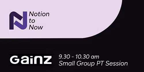 Notion to Now - Last Sunday of the month