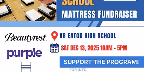 V.R. Eaton HS Mattress Fundraiser