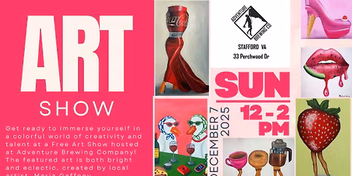 Maria Gaffney Art Show at Adventure Brewing